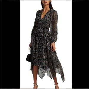 Ulla Johnson $895 Floral Long Sleeve Dress size 6